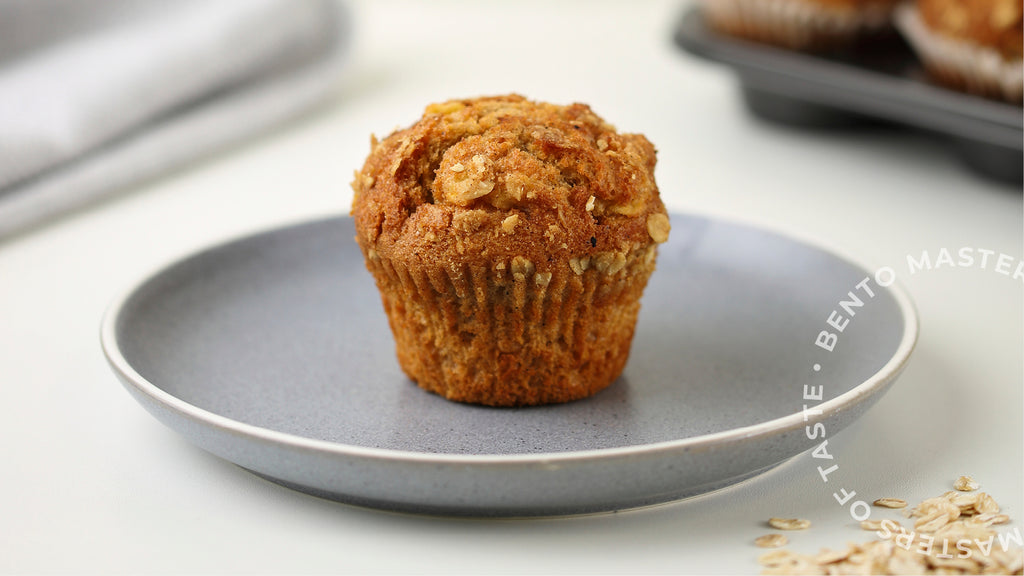 Quick & Healthy Apple Oat Muffins!