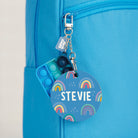 Blue Bag Tag Deluxe Rainbow