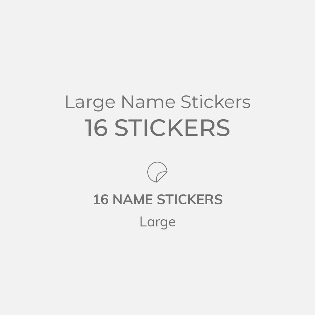 Name Labels Thumbnail Large Name Stickers Pack Contents